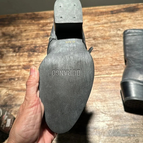 Durango Pull On Heeled Harness Western Boots Size 6.5 NWT - Picture 4 of 9